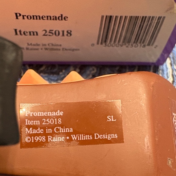 Just The Right Shoe Orange Heels with Pearl Details - Picture 5 of 5